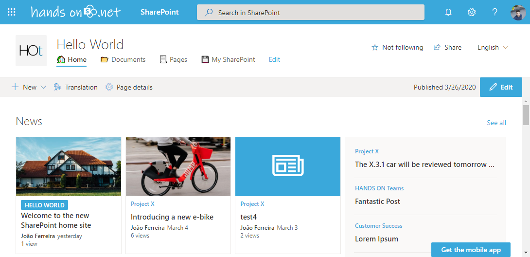 sharepoint menu icons
