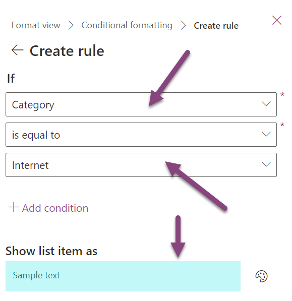 Format Microsoft Lists and SharePoint calendars