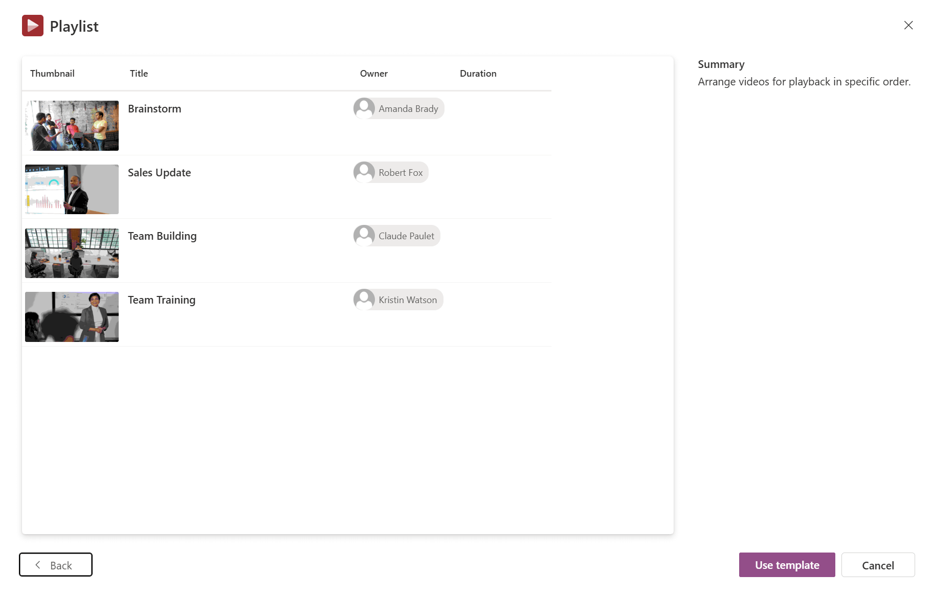 Microsoft Lists Playlists and Clipchamp
