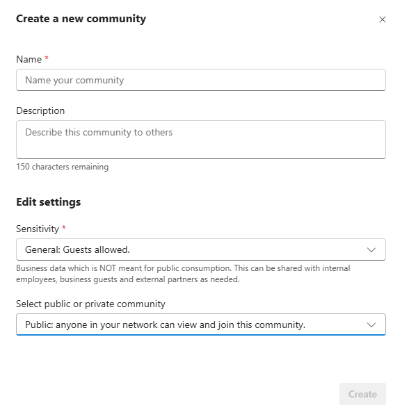 user settings
