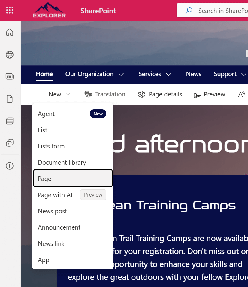 New SharePoint Page Templates: A Second Chance Done Right - HANDS ON ...