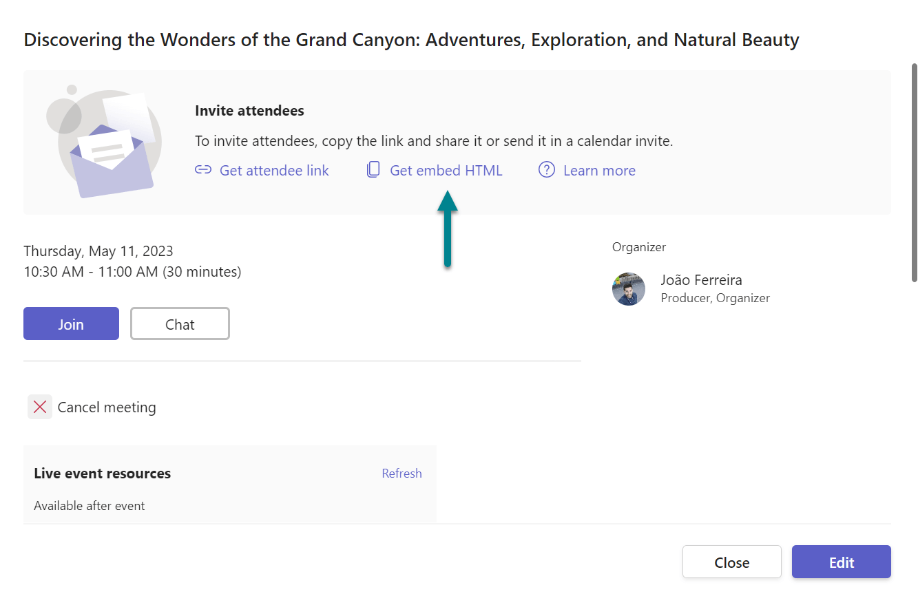 How to embed a Microsoft Teams Live Event in a SharePoint page - HANDS ...