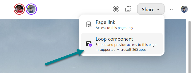 Microsoft Loop in SharePoint pages