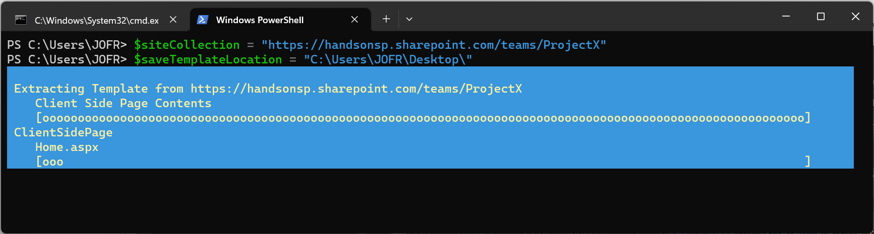 Save and deploy SharePoint pages as templates