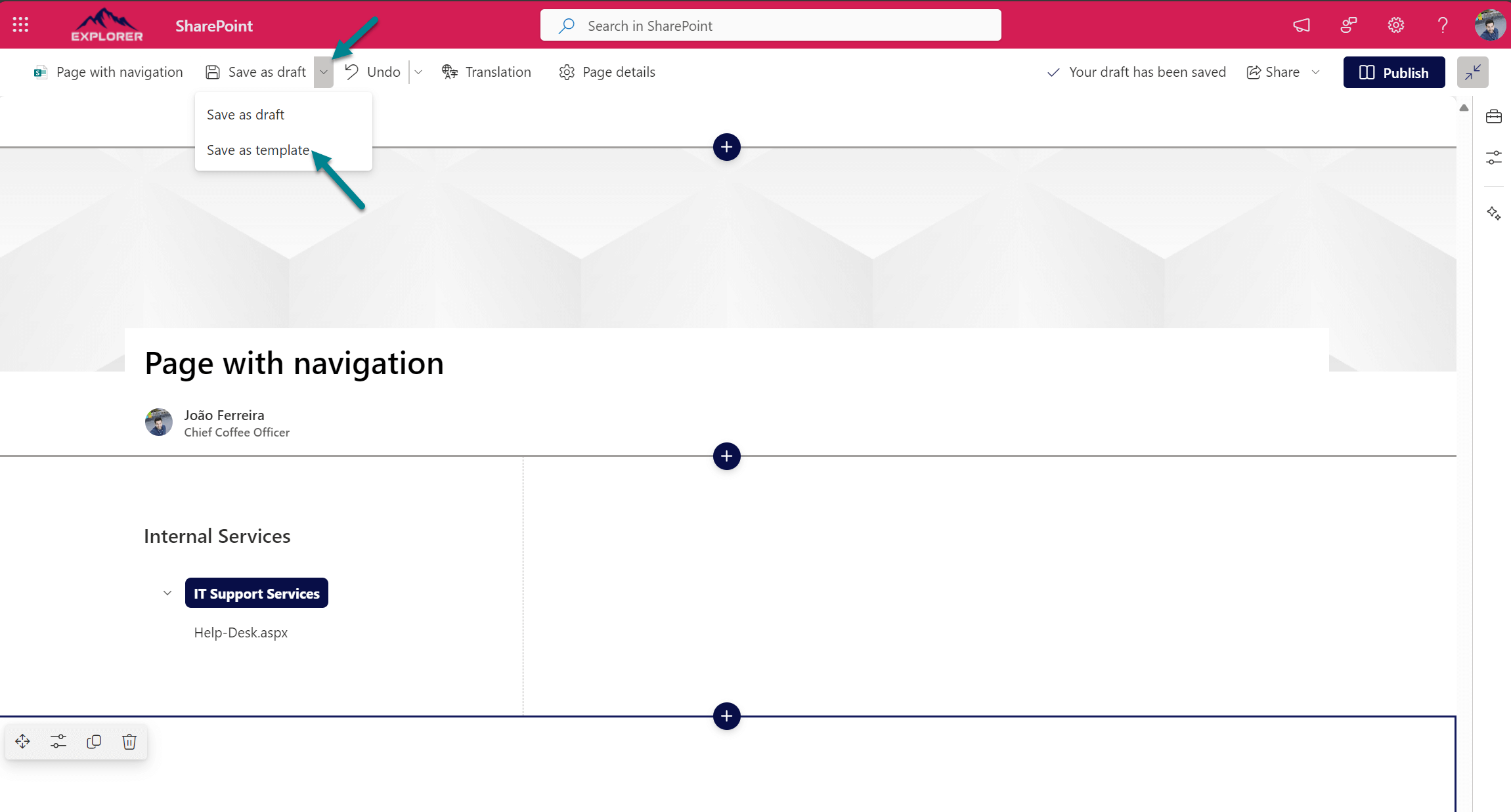 How to Create a Custom Vertical Navigation for SharePoint Pages - HANDS ...