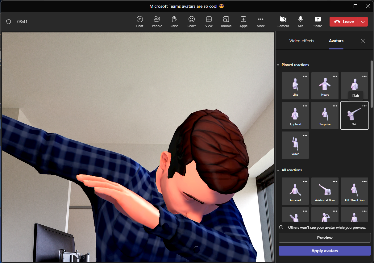 With Microsoft Teams you can transform yourself into a 3D avatar during  video calls  techgameworldcom