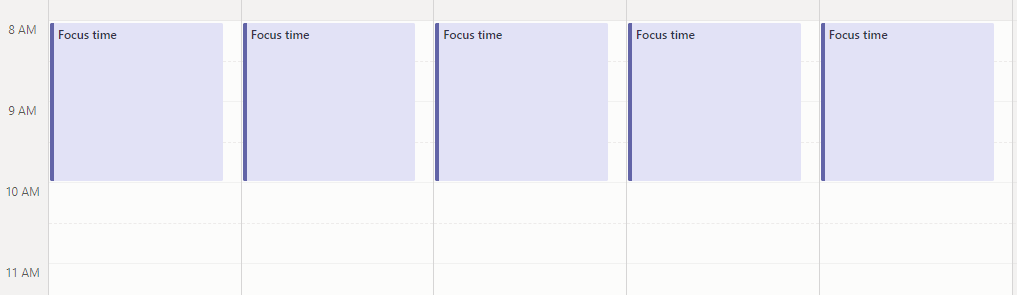 How to schedule focus time automatically in your calendar HANDS ON Teams