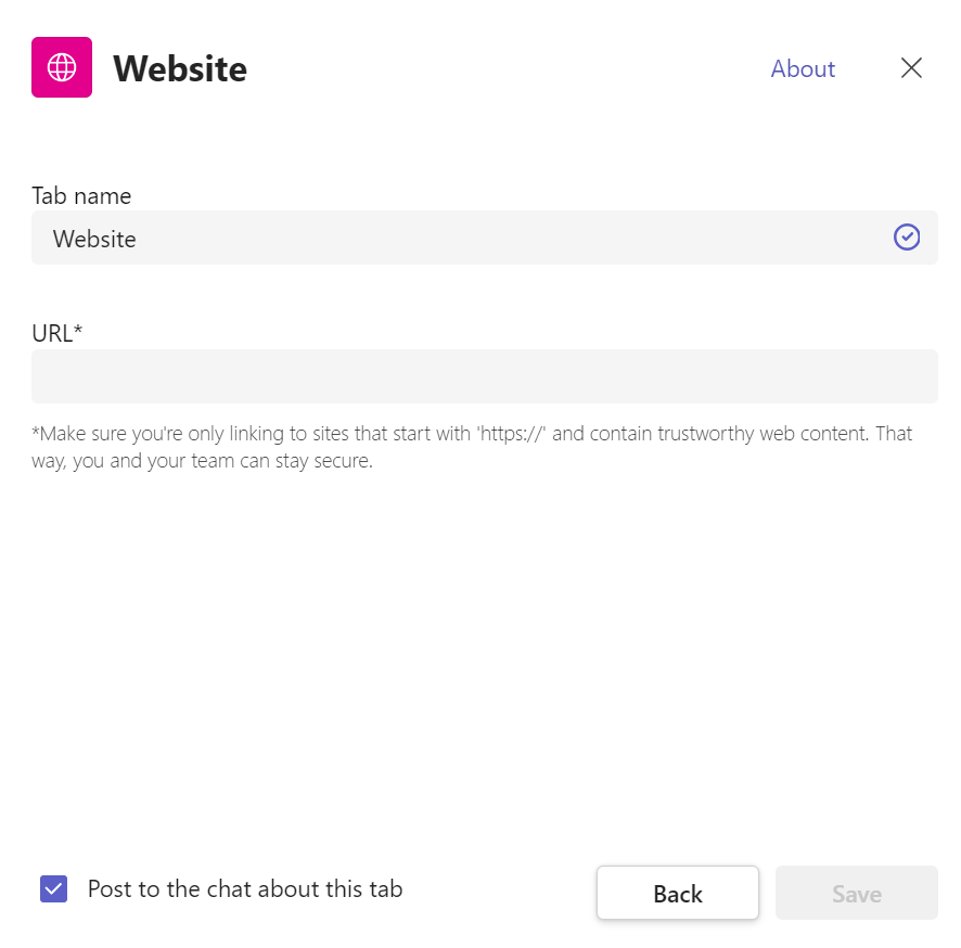 New website new functionality in Microsoft Teams