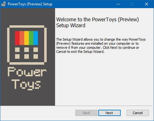 install Windows 10 PowerToys
